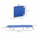 Tumbona Plegable Metal, Tela Oxford Outsunny Azul