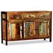 Aparador de madera reciclada maciza estilo vintage 4402181 Marron
