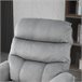 Sillón de Masaje Levantapersonas Poliéster, Espuma y Acero HOMCOM Gris