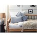 Beliani Cojín decorativo SASSAFRAS 45x10 Azul Claro