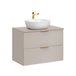 Conjunto mueble lavabo individual y columna Adriel Beige