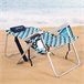 Aktive Silla de playa XL plegable de aluminio 5 posiciones con asa Azul