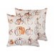 Beliani Cojín decorativo CUCURBITA Beige