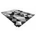Alfombra INTERO PLATIN 3D Triángulos 280x370 Gris