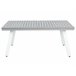 Beliani Conjunto de comedor PERETA Gris Claro