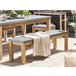 Beliani Conjunto de comedor OSTUNI Gris