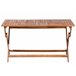 Beliani Conjunto de comedor CENTO Marron