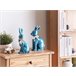Beliani Figura decorativa JAMBLES Azul