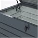 Baúl de Exterior Acero Galvanizado Outsunny Gris