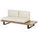 Beliani Conjunto longue MYKONOS Blanco/ Beige