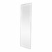 Espejo para puerta Lesina con 2 ganchos aluminio 37x2 Blanco