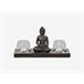 Porta velas BUDDHA color marrón Marron