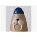 Figura decorativa morsa BERTA surtida material resina Multicolor