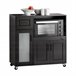 Aparador de Cocina para Microondas con Ruedas SoBuy FSB78-W 40 Negro