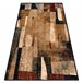 Alfombra de lana OMEGA KIOTO abstracción 235x350 Multicolor