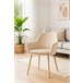 DUPI Sillón de Comedor JAVEA | Pack 2 Unidades Beige