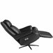 ANGEL CERDÁ Sillón relax giratorio piel Negro