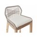 Beliani Conjunto bistro TALAMONE Gris/ Madera