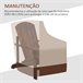 Adirondack Silla para Jardín Madera de Abeto Outsunny Marron