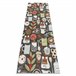 Alfombra lavable ANDRE 1297 Taza café para la cocina Multicolor