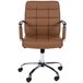 Silla de oficina - Ashland - Simil cuero Marron Claro