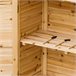 Armario de Almacenaje Madera de Abeto Outsunny Marron