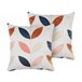 Beliani Cojín decorativo QUINOA Multicolor