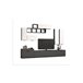 Compacto TV STONE blanco y gris 280cm Blanco
