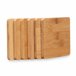 Set 6 posavasos soporte colección KINVARA Natural