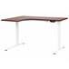 Beliani Escritorio esquinero regulable eléctrico DESTINES 160x109 Marron
