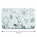 Alfombra De Baño Jardin D'Enfants 75x45 Blanco