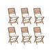 Beliani Cojines de asiento TOLVE Blanco/ Beige