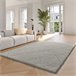Alfombra de estilo escandinavo ATESA - ATTICGO 60x120 Blanco