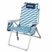 Aktive Silla de playa XL plegable de aluminio 5 posiciones con asa Azul