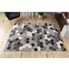 Alfombra HEOS 78537 Hexágono 190x270 Gris