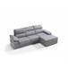 Chaise longue con arcón RUBIK Gris