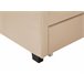 Beliani Cama con almacenaje Poliéster MONTPELLIER 167x213 Beige