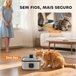 Fuente Agua Mascotas ABS, Acero Inoxidable PawHut Gris