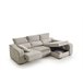 Sofá Chaiselongue Zafiro 3 Plazas Tela Derecha Beige