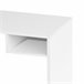 Escritorio LUPYN con 1 hueco blanco Blanco