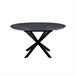 Mesa redonda extensible Onix 140x100 Negro