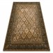 Alfombra de lana SUPERIOR Grenada Marco diamantes oriental 170x235 Verde