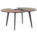 Beliani Mesa de comedor extensible BOVINA Beliani Mesa de comedor extensible BOVINA Madera Oscura