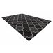 Alfombra de cuerda sisal FLOORLUX 20607 Espaldera marroquí 240x330 Negro