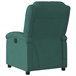 Sillón Reclinable De Masaje Verde Oscuro