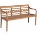 Banco para el jardín Maryland de teca 150x54 Marron