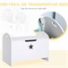 Organizador de Juguete de Niño E1 class MDF HOMCOM 62 Blanco