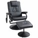Sillón de Masaje Eléctrico PU y Acero HOMCOM Crudo