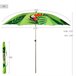 Aktive Sombrilla playa inclinable tropical UV40 c/funda Verde
