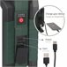 Aktive triple foco LED exterior 3 en 1 USB y powerbank 1500 lúmenes Negro